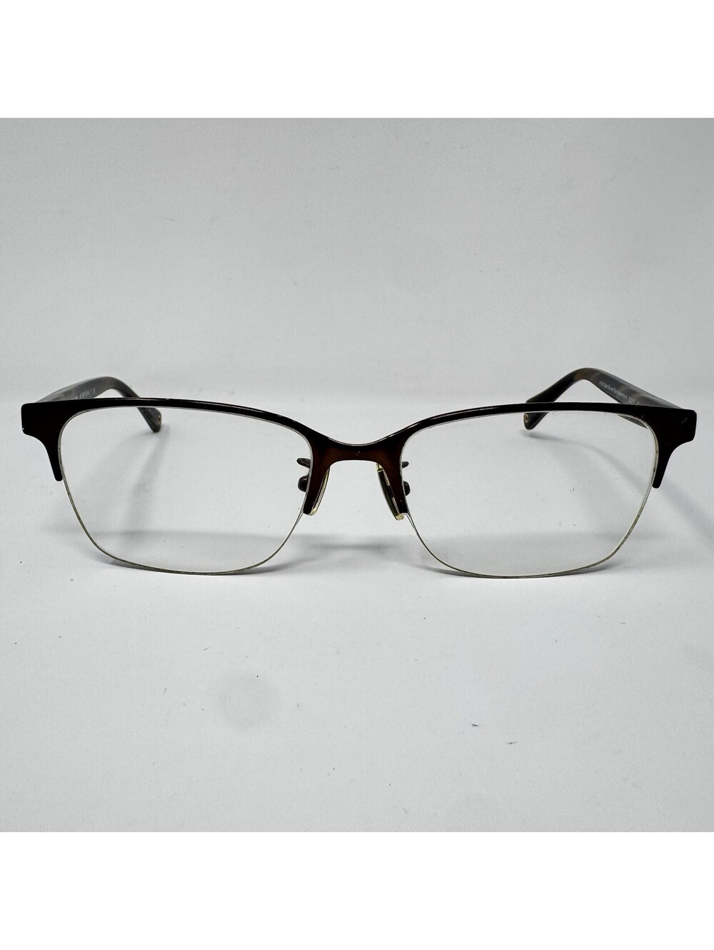 Coach HC5047 Evie 9163 Satin Brown Horn Eyeglass Frames 52-17-135